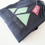 Pulover s kapuco | Triglavska noč | Temno siv - slika 2