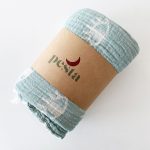 Peštemalka Lia | Ogrinjalo | Turkizna | 90x170 - slika 3