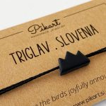 Bracelet | Triglav Slovenia | Polymer Clay | Black - Image 3