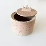 Jar with Lid | Triglav | Stoneware | Pink - Image 2