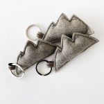 Keyring | Triglav | Industrial Felt | Brown - Image 4