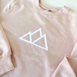 Sweatshirt | Triglav Shadows | Women's | Light Pink - Image 3