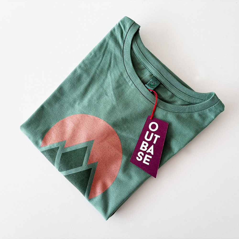 Outbase T-shirt Triglav Sunset Womens green T-Shirt | Triglav Sunset | Ladies | Green - Image 1
